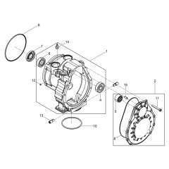 Crankcase Assembly for Wacker