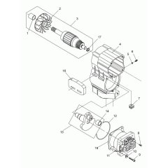 Motor Head Assembly for Wacker