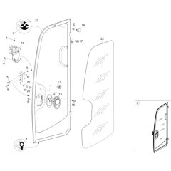 Door Assembly for Wacker ET16