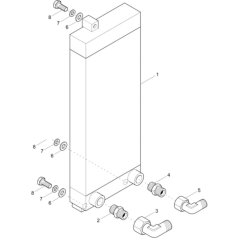 Oil Cooler Assembly for ET16