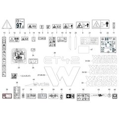 Wacker ET42 Decals