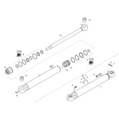 Boom Offset Cylinder Assembly