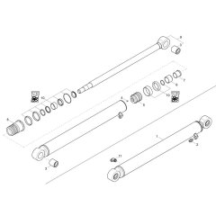 Dipper Arm Cylinder Assembly