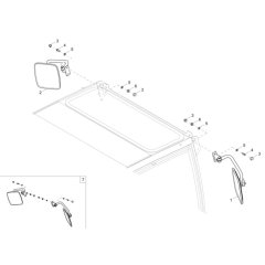 Mirror Assembly for Wacker EZ50