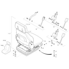 Seat Assembly for Wacker EZ53