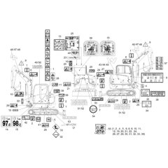 Decals for Wacker EZ53