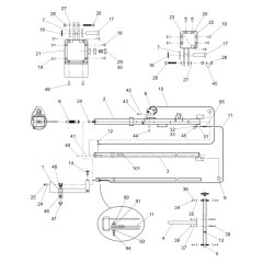 Mast Assembly for Wacker LTC4C