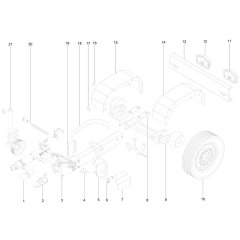 Trailer Assembly for Wacker LTE4K