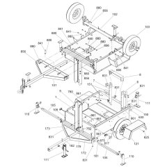 Trailer Assembly for Wacker LTW20Z3