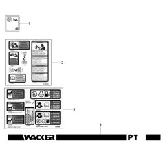 Decals for Wacker PT2V Pump