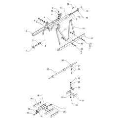 Wacker SC25 Truss Screed Assembly