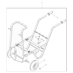 Cart Assembly for Wacker TEH 1