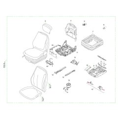 Seat Assembly for Wacker TH408