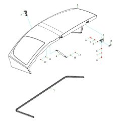 Engine Hood for Wacker TH522