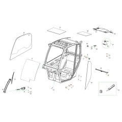 Cabin Frame for Wacker TH522