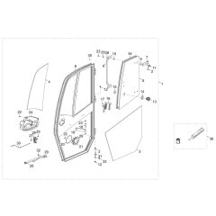 Door Assembly for Wacker TH522