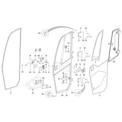 Door Assembly for Wacker TH625