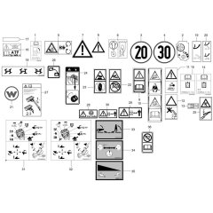 Wacker TH627 Decals