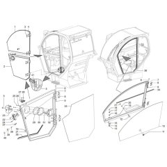 Door Assembly for Wacker TH730