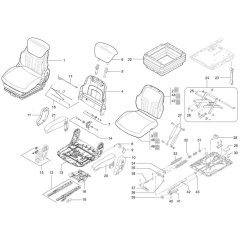 Seat Assembly for Wacker TH730
