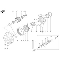 Front Wheel Hub for Wacker TH730