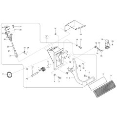 Brake Pedal Assembly for TH730