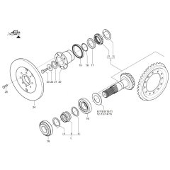 Angle Drive for Wacker TH735