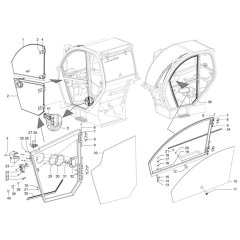 Door Assembly for Wacker TH735