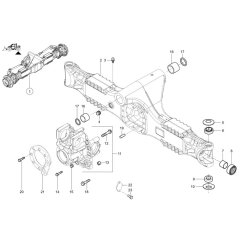 Rear Axle Tube for Wacker TH735