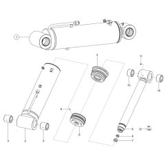 Tilt Ram Assembly for TH735