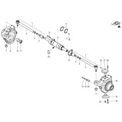 Steering Cylinder for Wacker TH735