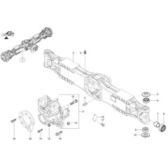 Axle Tube Assembly for TH740