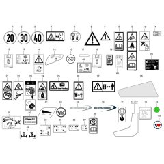 Decals for Wacker TH740
