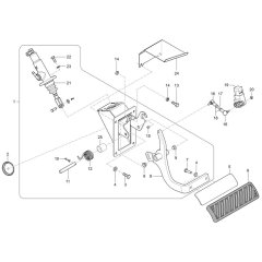 Brake Pedal Assembly for TH740