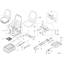 Seat Assembly for Wacker TH744