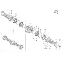 Axle Tube Assembly for TH744