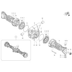 Rear Axle Tube for Wacker TH750
