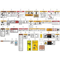 Wacker TH750 Decals