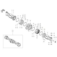 Axle Tube Assembly for Wacker TH755