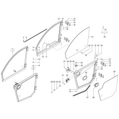Door Assembly for Wacker TH755