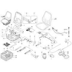 Seat Assembly for Wacker TH755