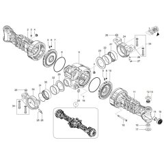 Axle Tube Rear Assembly