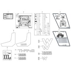 Wacker TH942 Decals