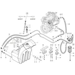 Fuel System for Wacker TH955
