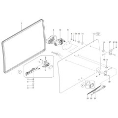 Window Assembly for Wacker TH955