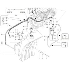 Fuel System for Wacker TH955