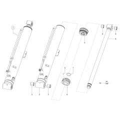 Lift Cylinder for Wacker TH955