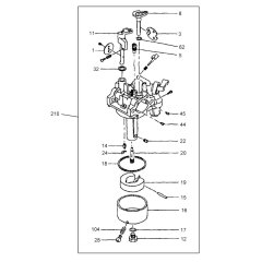 Carburettor Assembly for Wacker