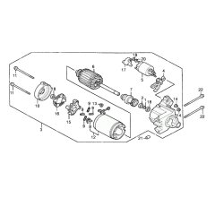 Starter Assembly for Wacker RD11