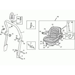 Seat Assembly for RD25 Roller